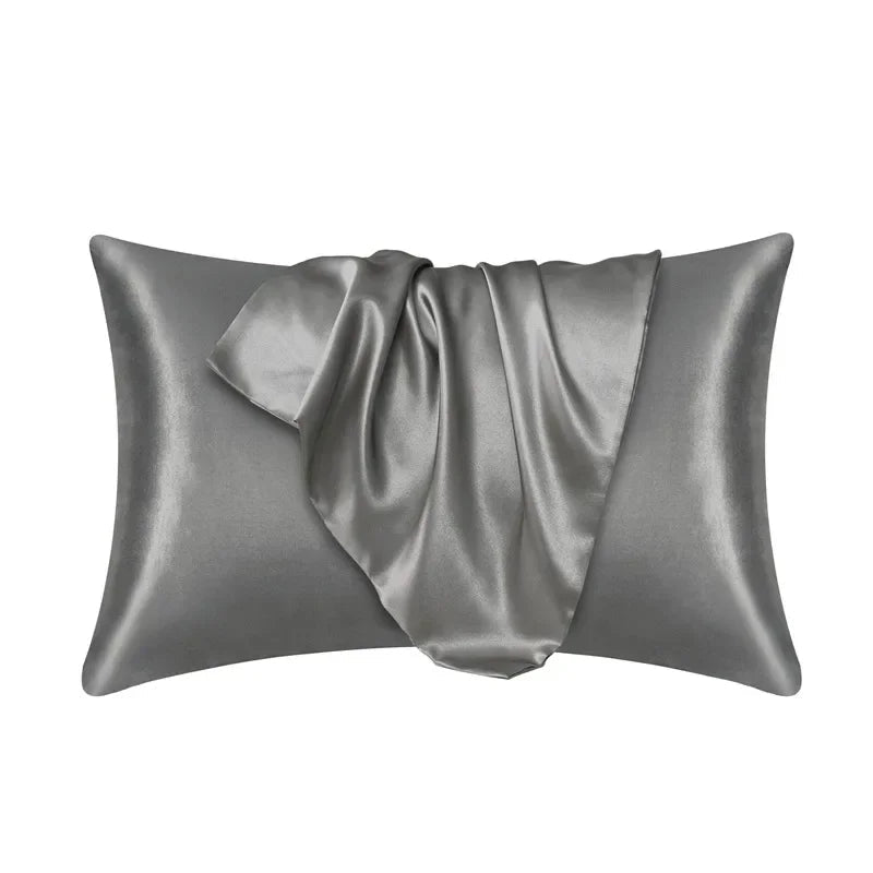 Taie d'oreiller en satin
